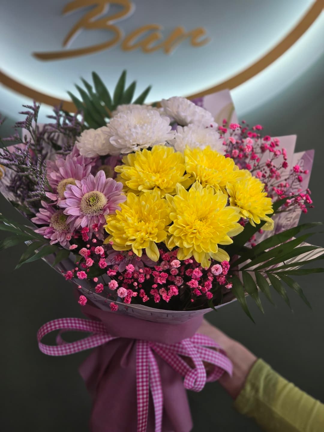 Букет от 3 хризантеми - изображение 1