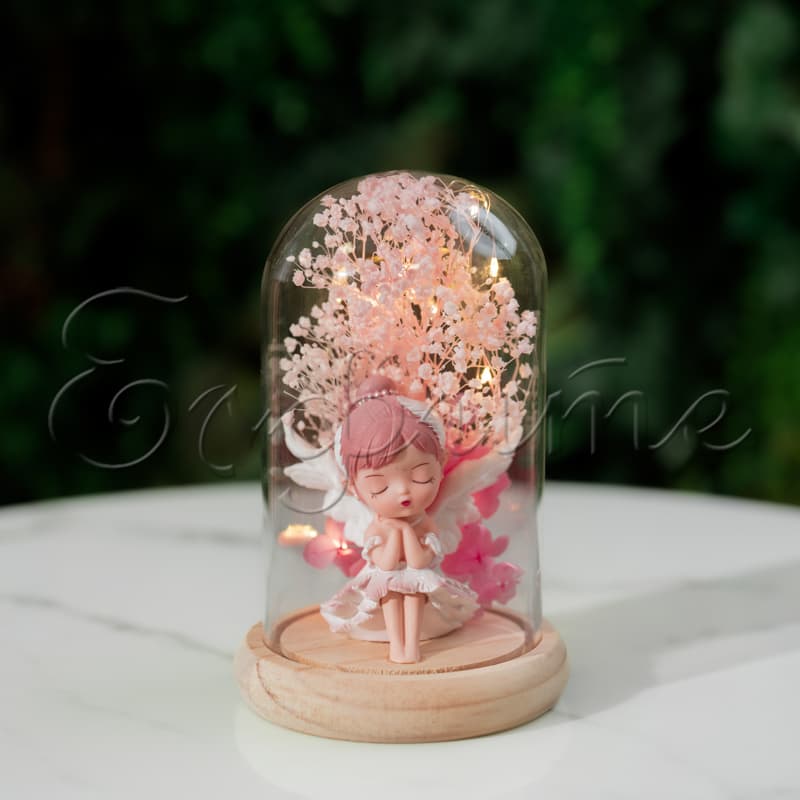 Плюшено Зайче Розово с Панделка