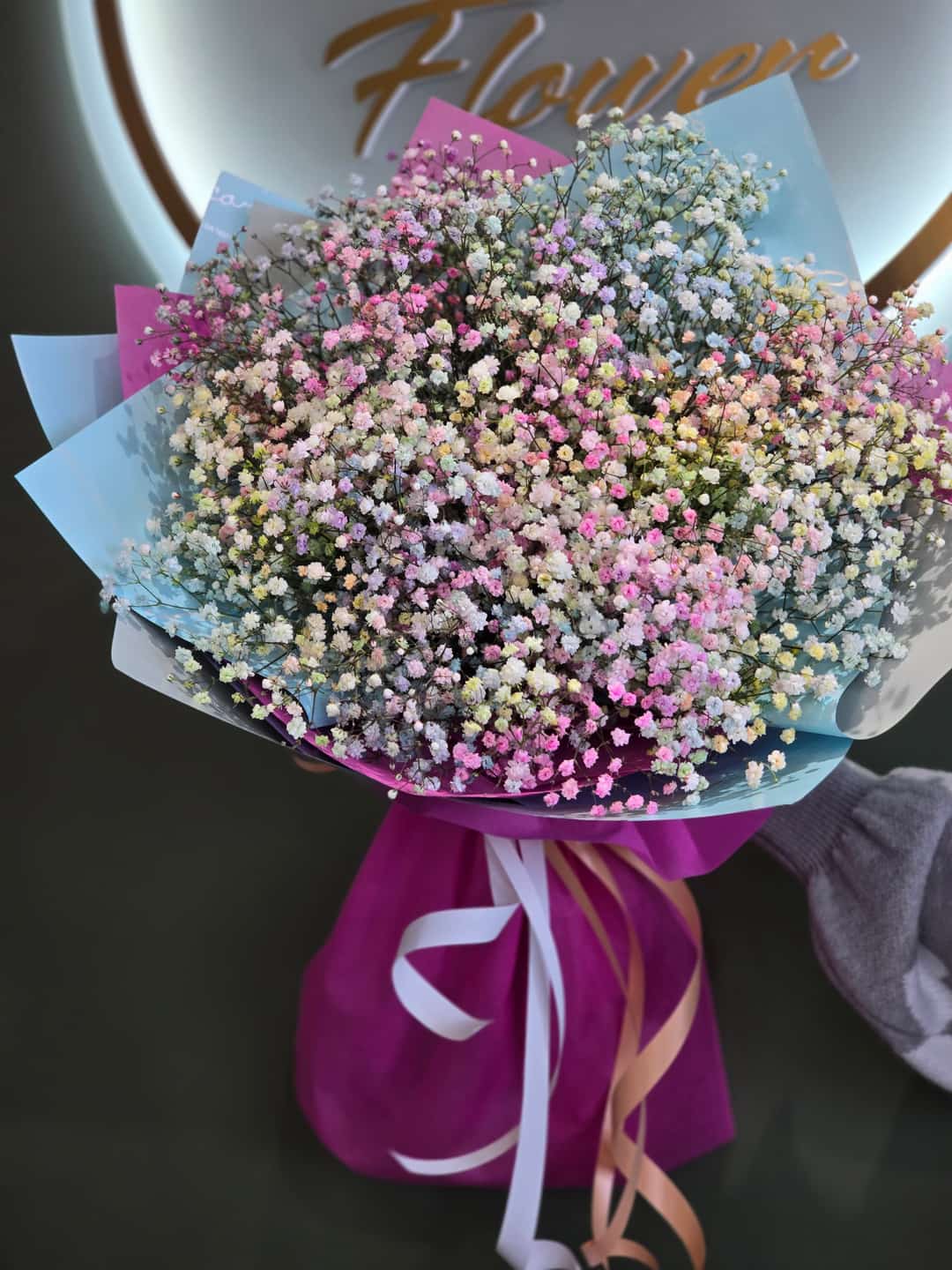 Букет от гипсофил