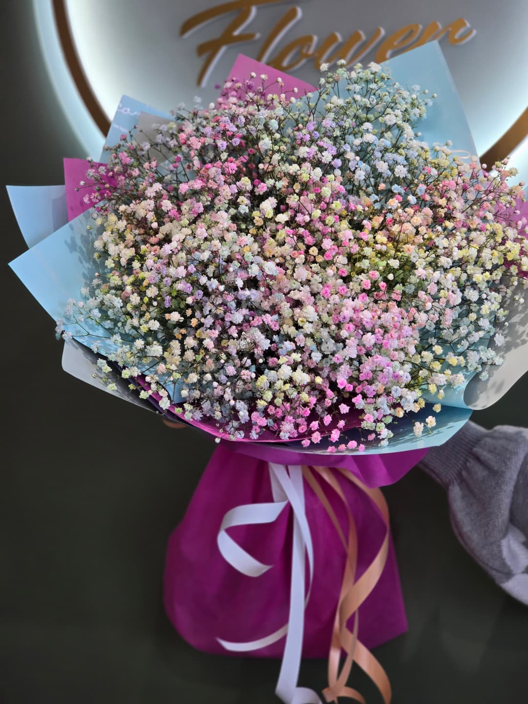 Букет от гипсофил - изображение 1