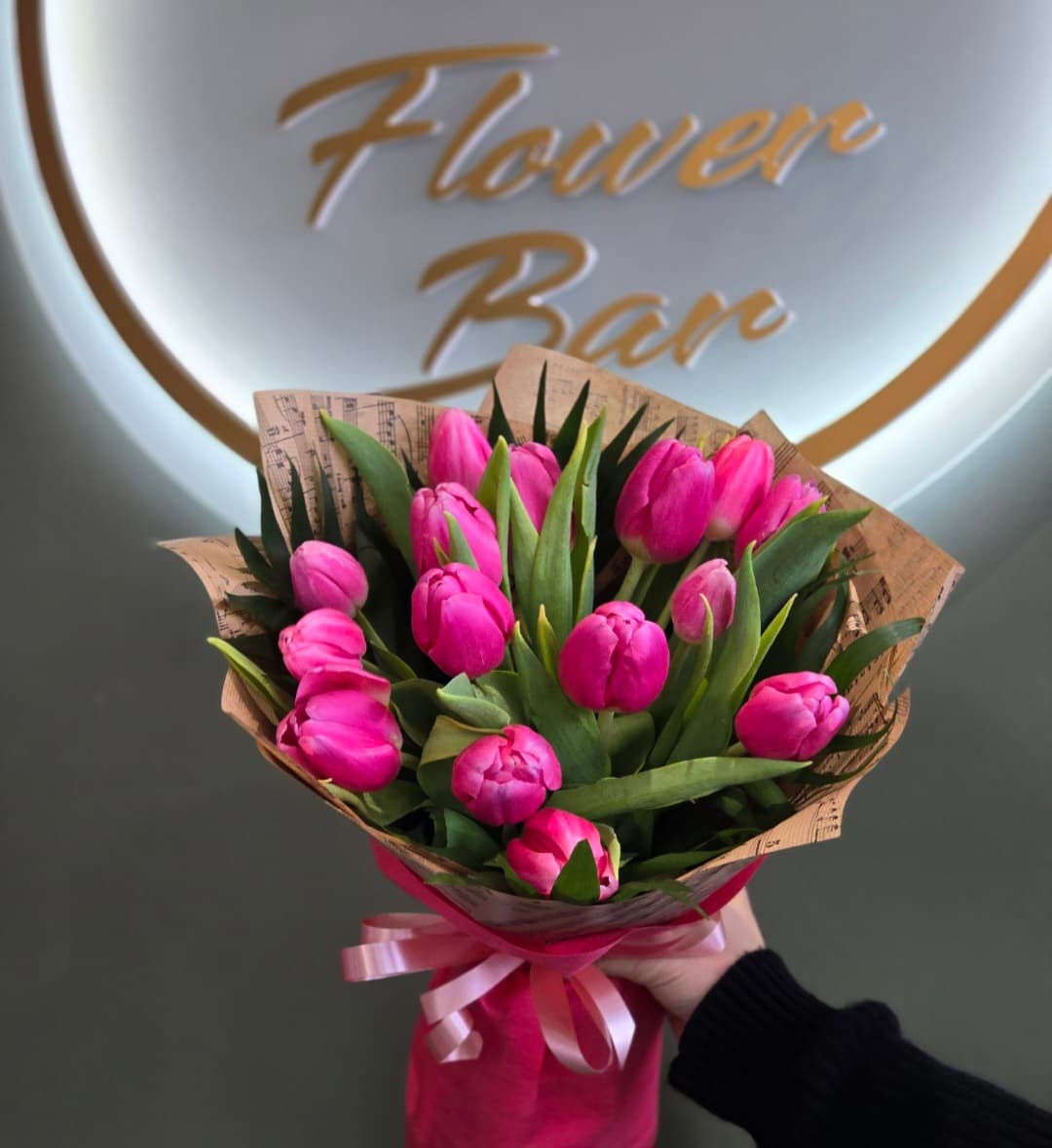 Букет от 15 лалета - изображение 1