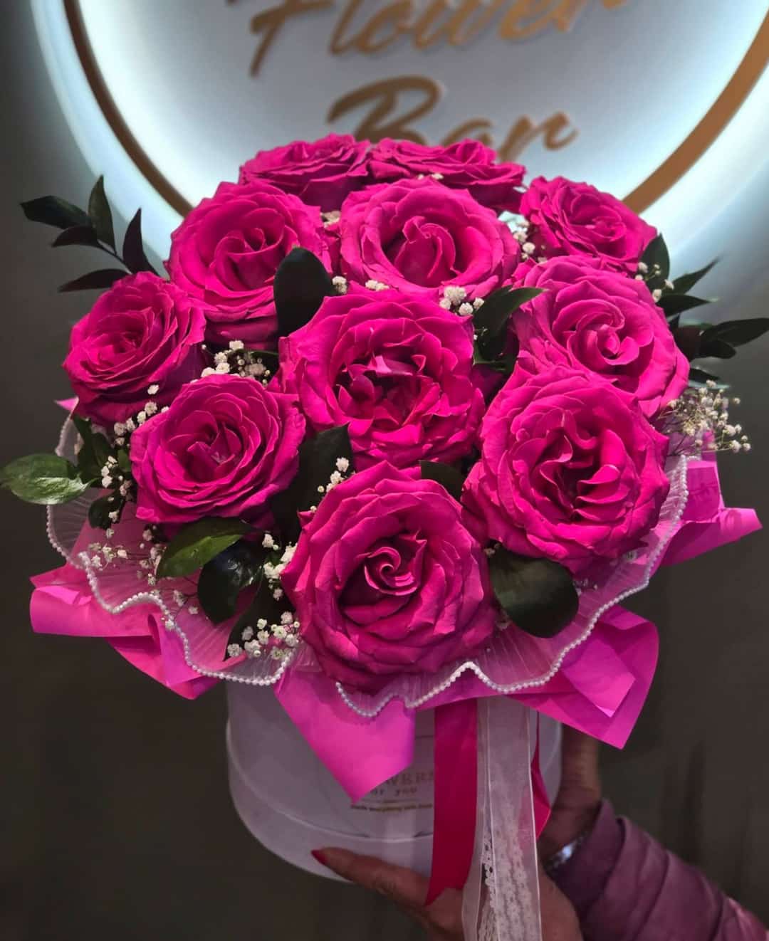 Кутия от 11 рози